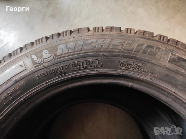 2бр.зимни гуми 215/60/17C Michelin, снимка 3 - Гуми и джанти - 52745513