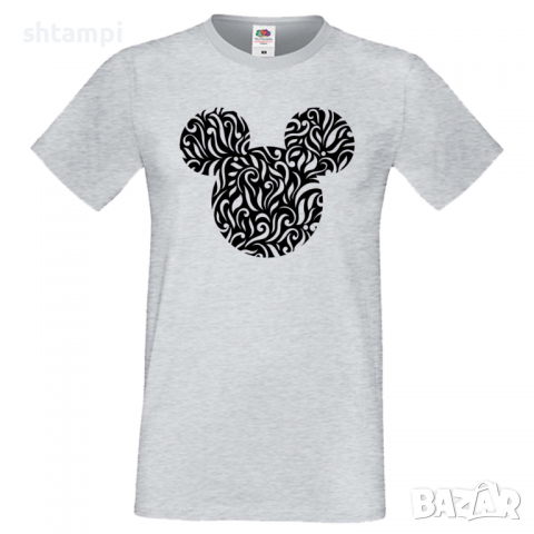 Мъжка тениска Mickey Head 6 Подарък,Изненада,Рожден ден, снимка 5 - Тениски - 36575963