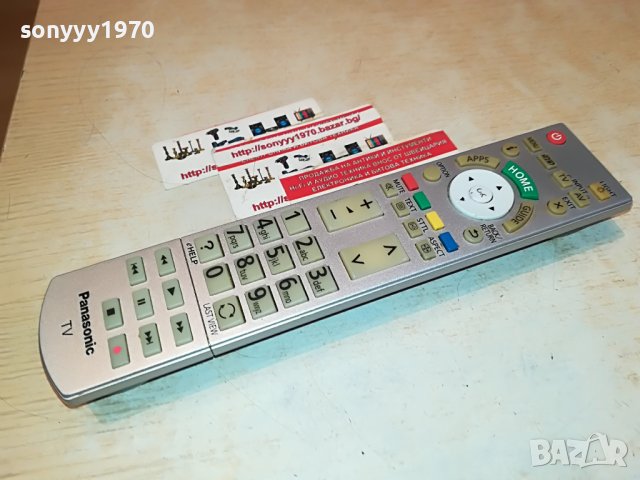 PANASONIC TV REMOTE-SWISS 2712221301, снимка 3 - Дистанционни - 39118349
