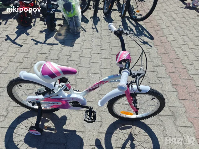 PA Детски велосипед 18" ALICE бял, снимка 3 - Велосипеди - 55985521
