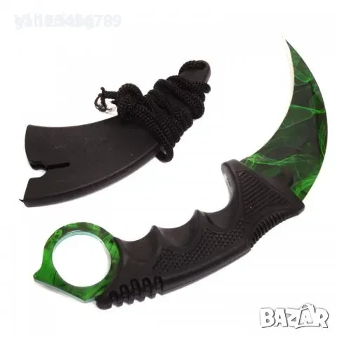 Нож карамбит - Цветен, снимка 3 - Ножове - 50677355