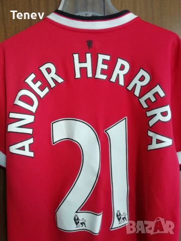 Manchester United Ander Herrera Nike оригинална тениска фланелка Манчестър Юнайтед Андер Ерера, снимка 4 - Тениски - 53060311