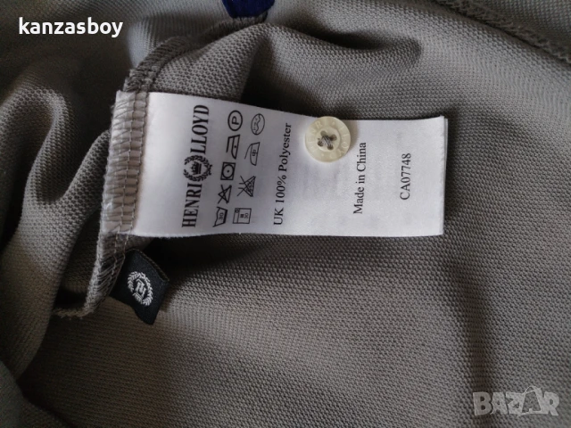 Henri Lloyd Fast-Dri Short Sleeve Polo Titanium- страхотна мъжка тениска КАТО НОВА Л, снимка 7 - Тениски - 50616808