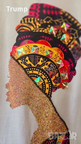 Ефектен уголемен комплект, панталон с блуза, лице , снимка 4 - Комплекти - 51037599