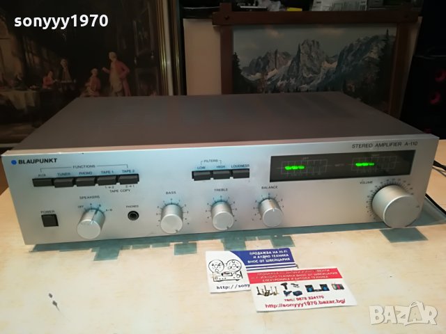 blaupunkt a-110 stereo amplifier 0308211111, снимка 9 - Ресийвъри, усилватели, смесителни пултове - 33708543