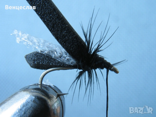 Изкуствени мухи - мушица Bibio, снимка 11 - Стръв и захранки - 54304586