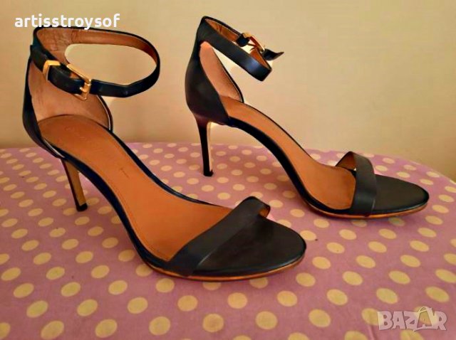 Токчета естествена кожа Musete и Banana Republic, размер 38, снимка 2 - Дамски обувки на ток - 36983367