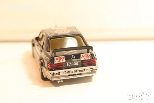 1:43 MINICHAMPS MERCEDES BENZ 190 E EVO КОЛИЧКА МОДЕЛ AMG, снимка 6 - Колекции - 53993089