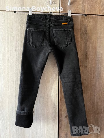 Детски ватирани дънки за момиче, снимка 2 - Детски панталони и дънки - 42496914