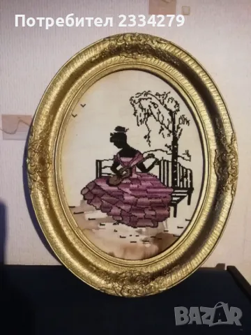 Гоблен ,,МИКИМАУС"  български изработки от 70-те години, поставени в остъклени рамки. , снимка 11 - Гоблени - 45908773