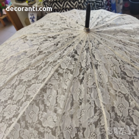 Уникален дантелен чадър , снимка 2 - Други - 51449939