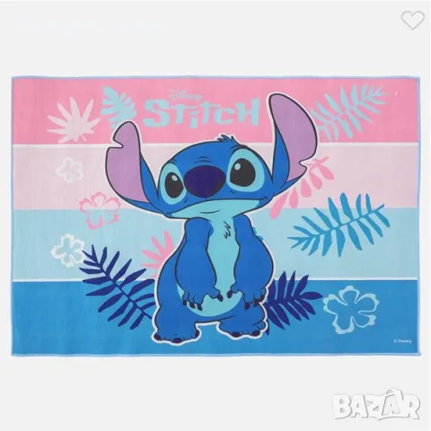 Детски декоративен килим Mercado Trade, Герой Stitch, 120x80см