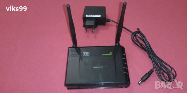 TRENDnet 300 Mbps Wireless Easy-N-Upgrader™, снимка 2 - Рутери - 38131462