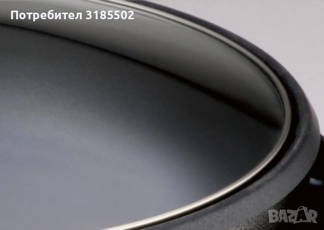Електрически тиган за приготвяне на пица Rosberg, 1500W, 32 см, Терморегулатор, Незалепващо покритие, снимка 5 - Съдове за готвене - 51432615
