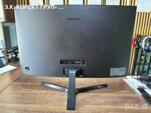 Монитор Samsung LS27C366EAUXEN – 27", Full HD, VA, 75 Hz, снимка 2 - Монитори - 56152073