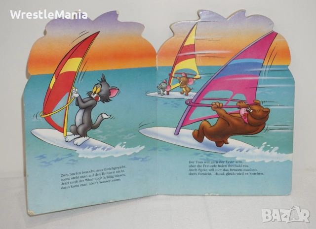 Vintage Колекционерска Книжка с твърди картонени корици на Tom & Jerry от 1990г , снимка 8 - Колекции - 52178519
