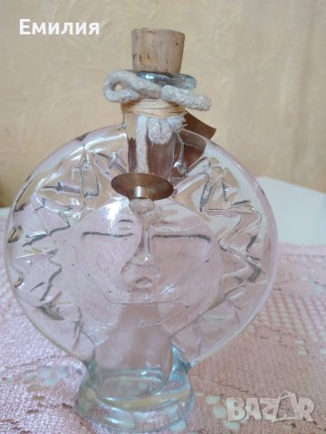 Дървена фигура, свещник, стрели, чинии, декоративна бутилка , снимка 3 - Други - 40761692