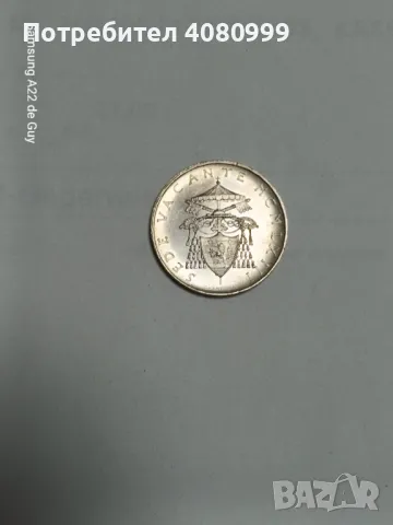 Ватикана 500 лирети 1963, снимка 6 - Нумизматика и бонистика - 48480938