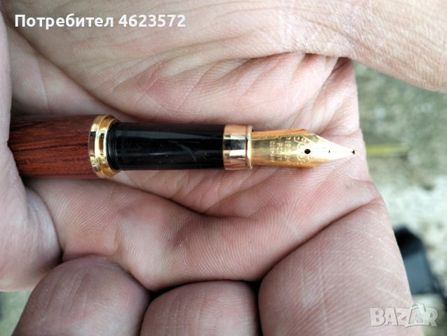 Стара позлатена писалка с иридиев връх, снимка 2 - Антикварни и старинни предмети - 54110182