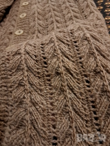 Ръчно плетен елек -100%вълна, снимка 2 - Елеци - 54139242