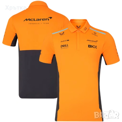McLaren Formula 1 Team Polo Shirt - Оригинална мъжка тениска с яка