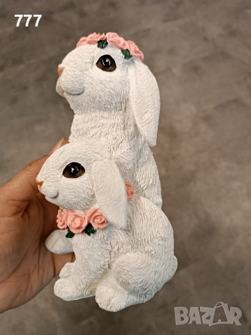 фигурки зайчета , снимка 2 - Декорация за дома - 44341473