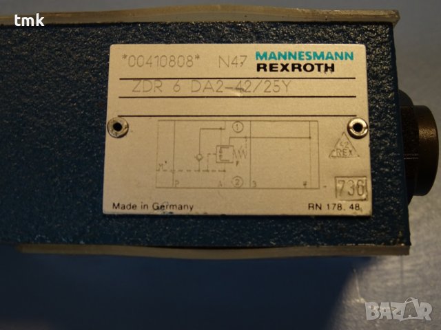 Хидравличен клапан Mannesmann Rexroth ZDR 6 DA-2-42/25Y Pressure Reducing Valve, снимка 6 - Резервни части за машини - 42889459