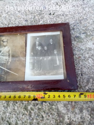 Стари снимки в рамка, снимка 2 - Антикварни и старинни предмети - 35587986