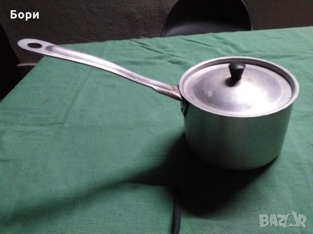 Алуминиева касерола джезве с капак по БДС, снимка 3 - Съдове за готвене - 34290184