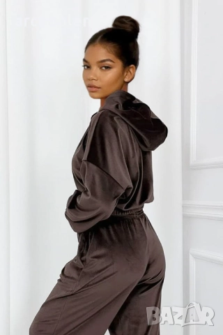 Дамски велурен комплект от две части Cloud, 3цвята , снимка 5 - Комплекти - 52698904