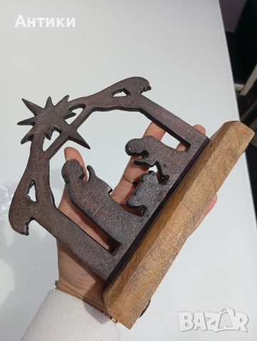 Стара прекрасна Коледна украса , снимка 16 - Статуетки - 52494029