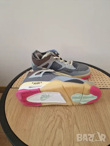 Лимитиран модел NIKE JORDAN RETRO 4 & OFF WHITE , номер 41 ви, снимка 5 - Маратонки - 56241887