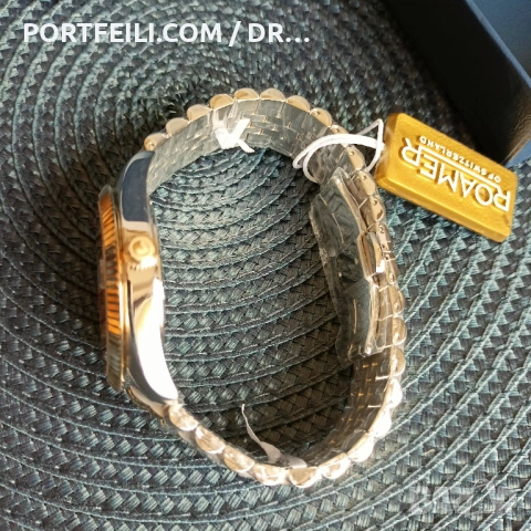 Часовник Roamer, Swiss Made, сапфир, 100м, чисто нов, bi-color, снимка 5 - Мъжки - 54244539