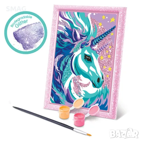 Paint & Frame Рисуване по номера Приказен еднорог S_1239531, снимка 6 - Рисуване и оцветяване - 49257749