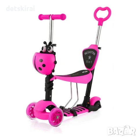 Тротинетка със седалка и дръжка 5в1  , снимка 6 - Скутери и тротинетки - 54044010
