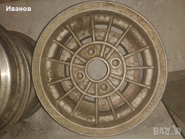 Ретро алуминиеви джанти Toyo Kogyo 13 цола, Mazda RH7, снимка 4 - Гуми и джанти - 37598964