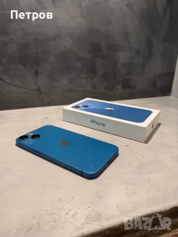 КАТО НОВ Iphone 13 Blue 128 GB, снимка 5 - Apple iPhone - 56132702