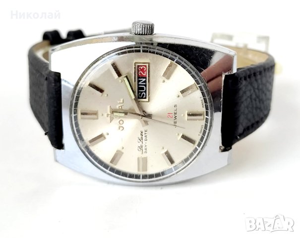  JOVIAL DE LUXE DAY-DATE WATCH  - мъжки механичен часовник , снимка 2 - Мъжки - 40469400