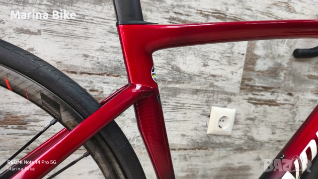 Карбонов шосеен велосипед Specialized Tarmac SL7 S-Works Ultegra Di2 Fulcrum | 52, снимка 5 - Велосипеди - 54159209