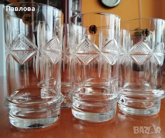 Кристални чаши за безалкохолно , снимка 3 - Чаши - 56225934