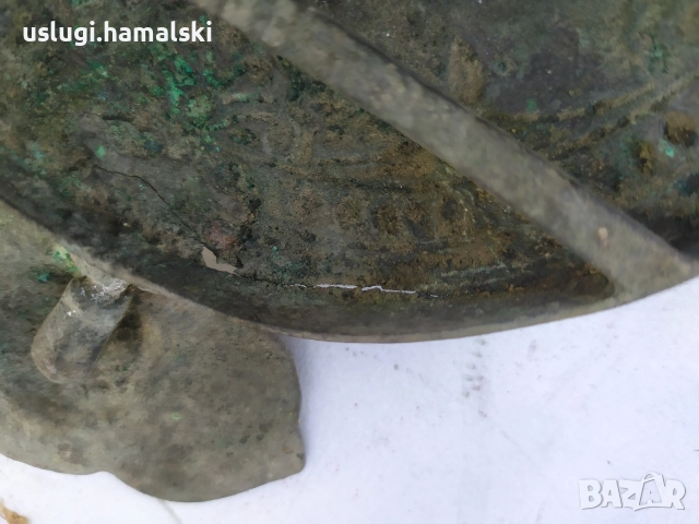 Стара/възрожденска пафта от носия, снимка 5 - Антикварни и старинни предмети - 52970772