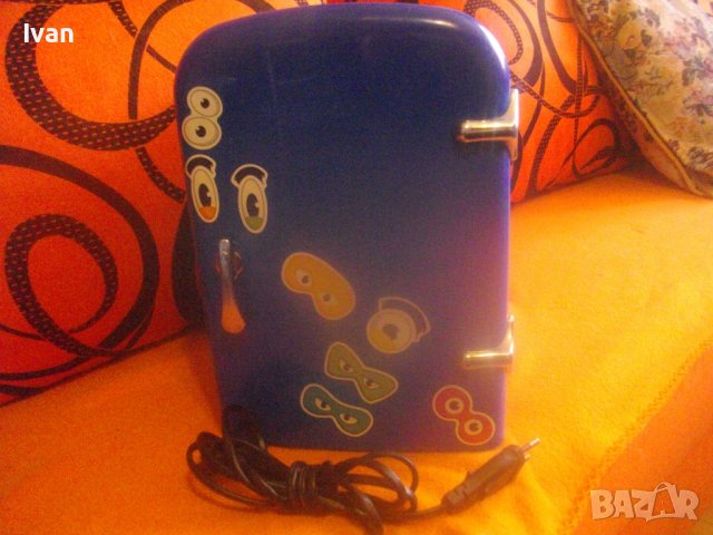 Мини Хладилник-12V/220V-Изстудяване/Затопляне-Работи На 220 Волта и На 12 Волта В Автомобил-8 Литра, снимка 11 - Хладилници - 42715036