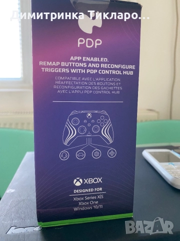 Контролер PDP Afterglow wave black XBOX, снимка 2 - Игри за Xbox - 52186632
