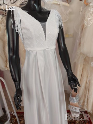 бюджетна сватбена булчинска рокля, снимка 8 - Сватбени рокли - 37960055