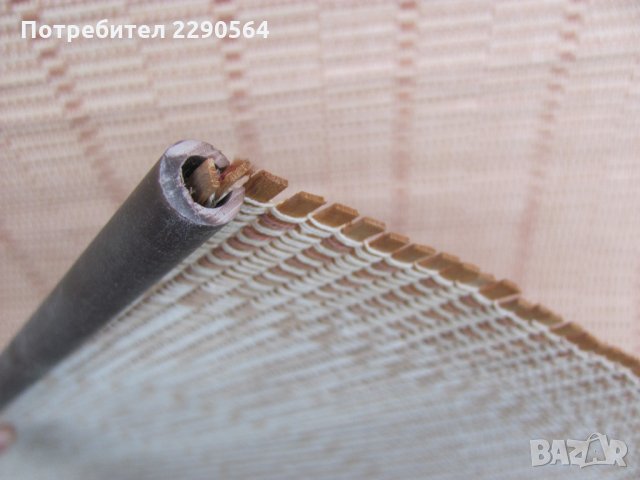 Ретро щора - дървени ламели и оплетка, снимка 5 - Щори - 35201990