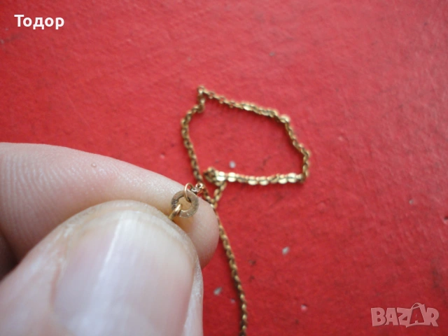 Позлатена верижка колие Amerik 9, снимка 4 - Колиета, медальони, синджири - 53051188