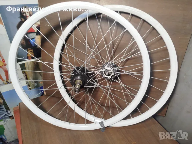 Чифт нови 24 цола капли за велосипед колело за диск и венец на винт 