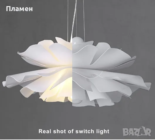 Модерен висящ пендел SAZDFY с акрилен абажур, снимка 5 - Лампи за таван - 55886820