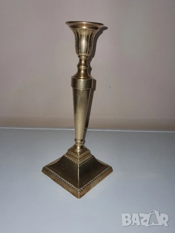 Месингов Свещник, снимка 2 - Декорация за дома - 50919348