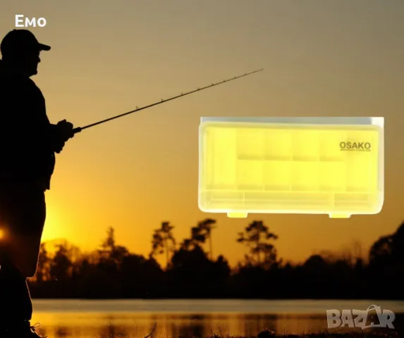 Малка кутия за риболовни принадлежности и примамки - К-30, снимка 2 - Екипировка - 48484067